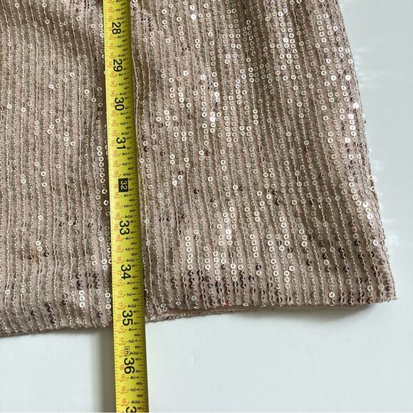 J. Crew Sequin Dress Size 0 Cap Sleeve Pink - Picture 12 of 12